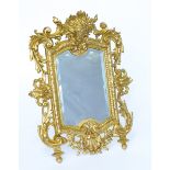 A LOUIS XIV STYLE ORMOLU TOILET MIRROR