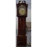 A MAHOGANY LONGCASE CLOCK