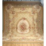 AN AUBUSSON CARPET