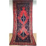 A SOUTH PERSIAN RUG & A PERSIAN KILIM (2)