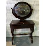 A REGENCY MAHOGANY DRESSING TABLE