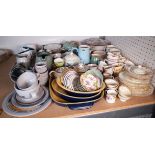 CERAMICS, A GROUP OF MID 20TH CENTURY TABLEWARE, INCLUDING DENBY, HIGHLAND STONEWARE AND...