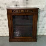 A VICTORIAN WALNUT PIER CABINET