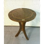 A MODERN DAMASCUS WORK OCCASIONAL TABLE