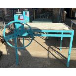 ROHDE, A LARGE CLAY MEASURING AND ROLLING TABLE