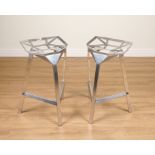 MAGIS ITALY, A PAIR OF STOOL_ONE STACKING STOOLS (2)