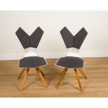 TOM DIXON, A PAIR OF Y SIDE CHAIRS (2)