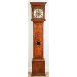 A GEORGE II WALNUT LONGCASE CLOCK