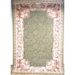 AN AUBUSSON RUG