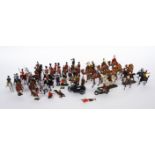 A LARGE QUANTITY OF ASSORTED PAINTED LEAD AND ALLOY TOY SOLDIERS