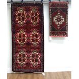 AN INDIAN RUG AND A TURKISH MAT (2)