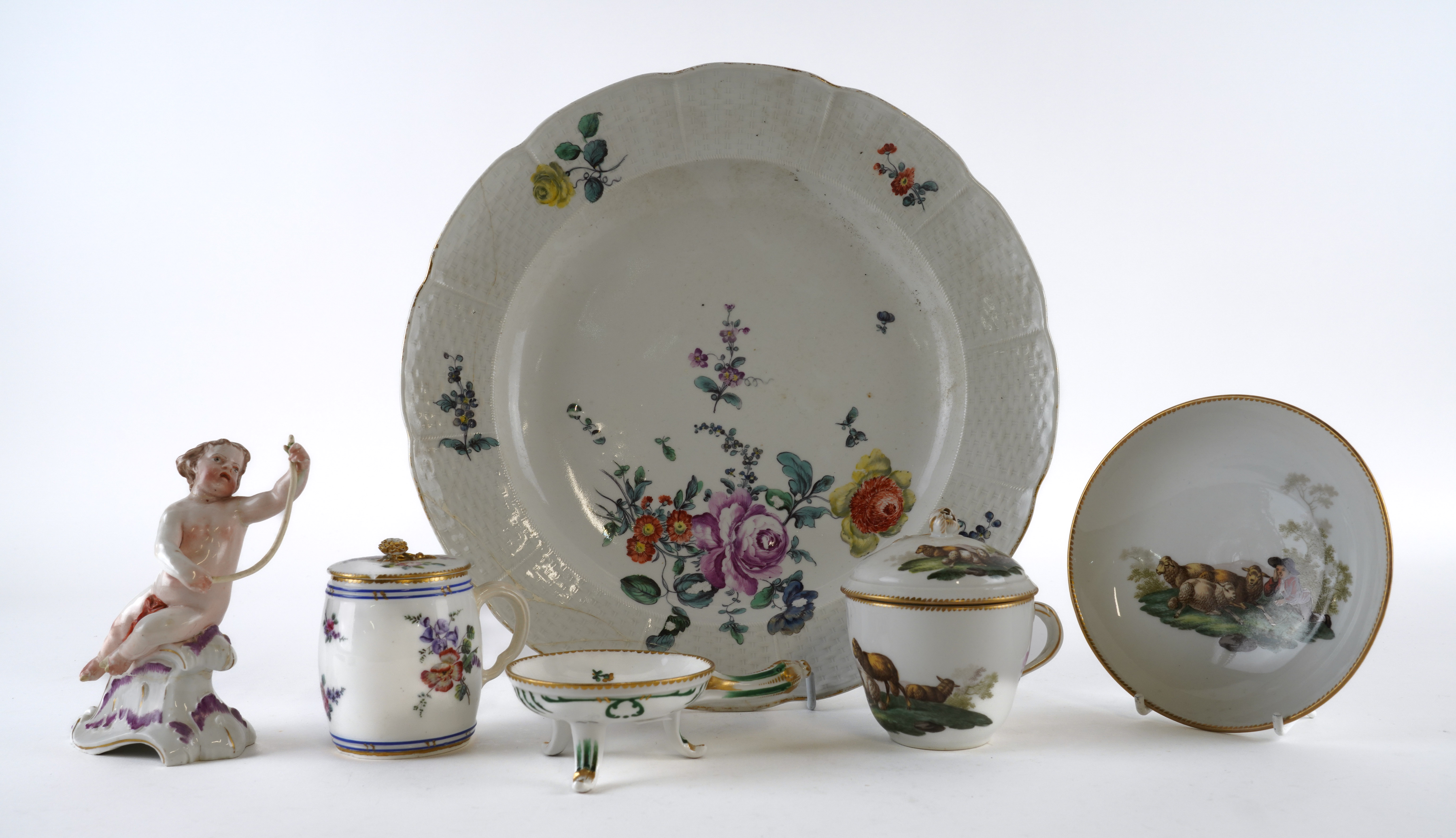 A GROUP OF CONTINENTAL PORCELAINS - Image 2 of 4