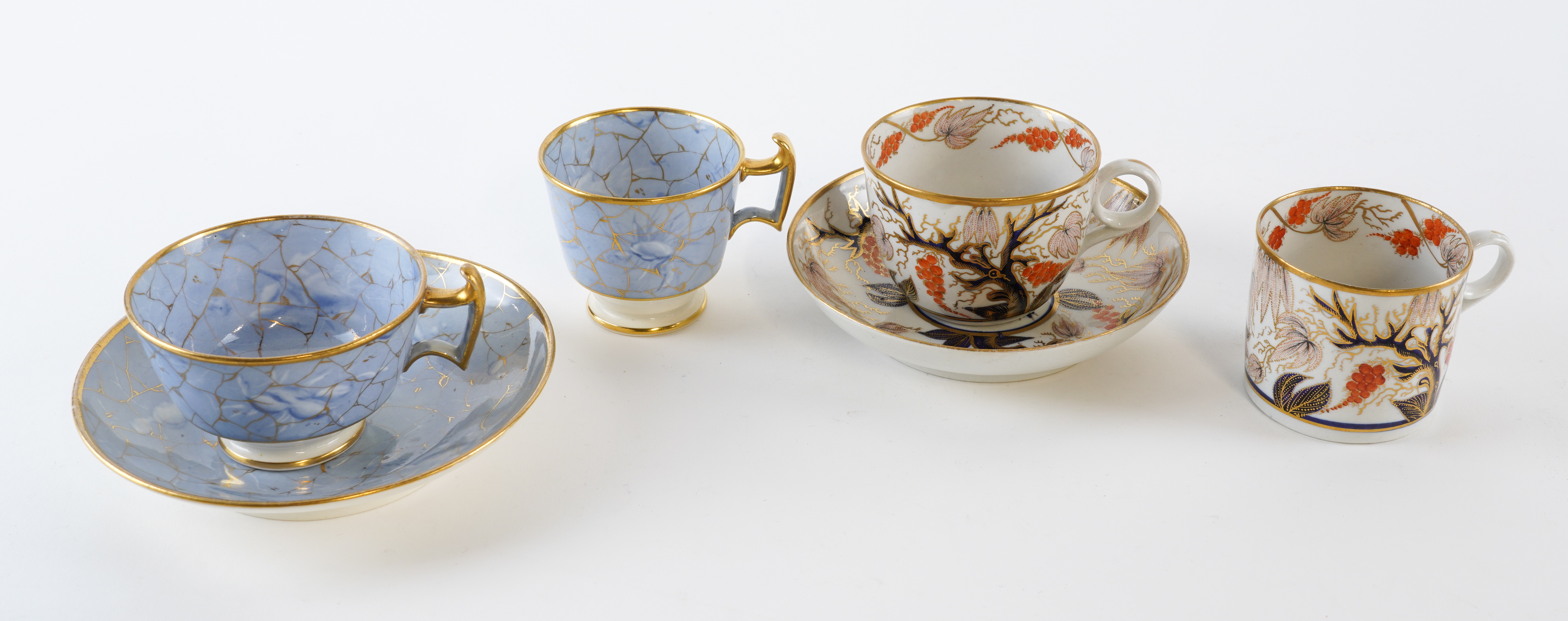 A NEW HALL PORCELAIN TRIO - Image 3 of 3