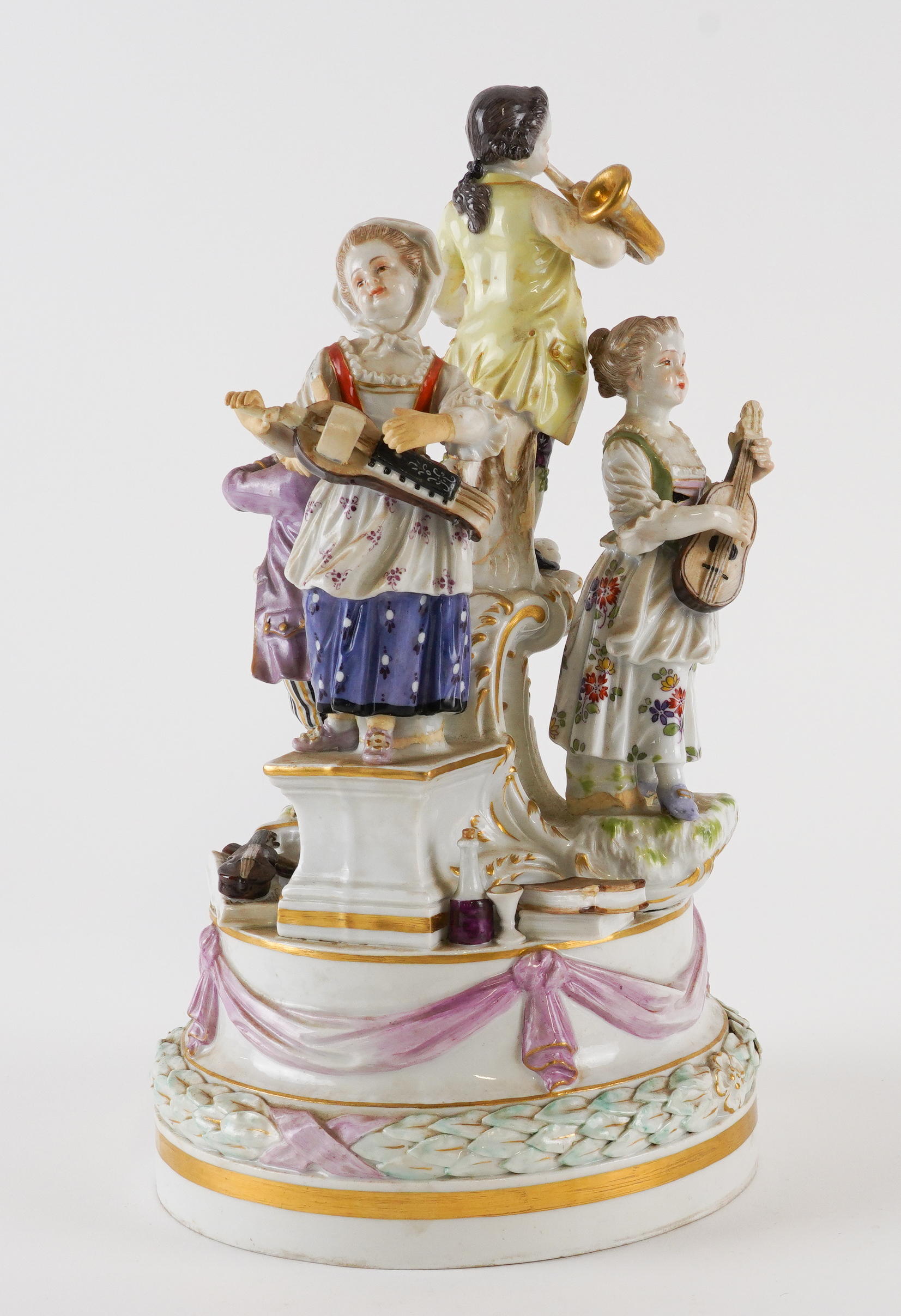 A MEISSEN MUSICIANS GROUP - Image 2 of 6