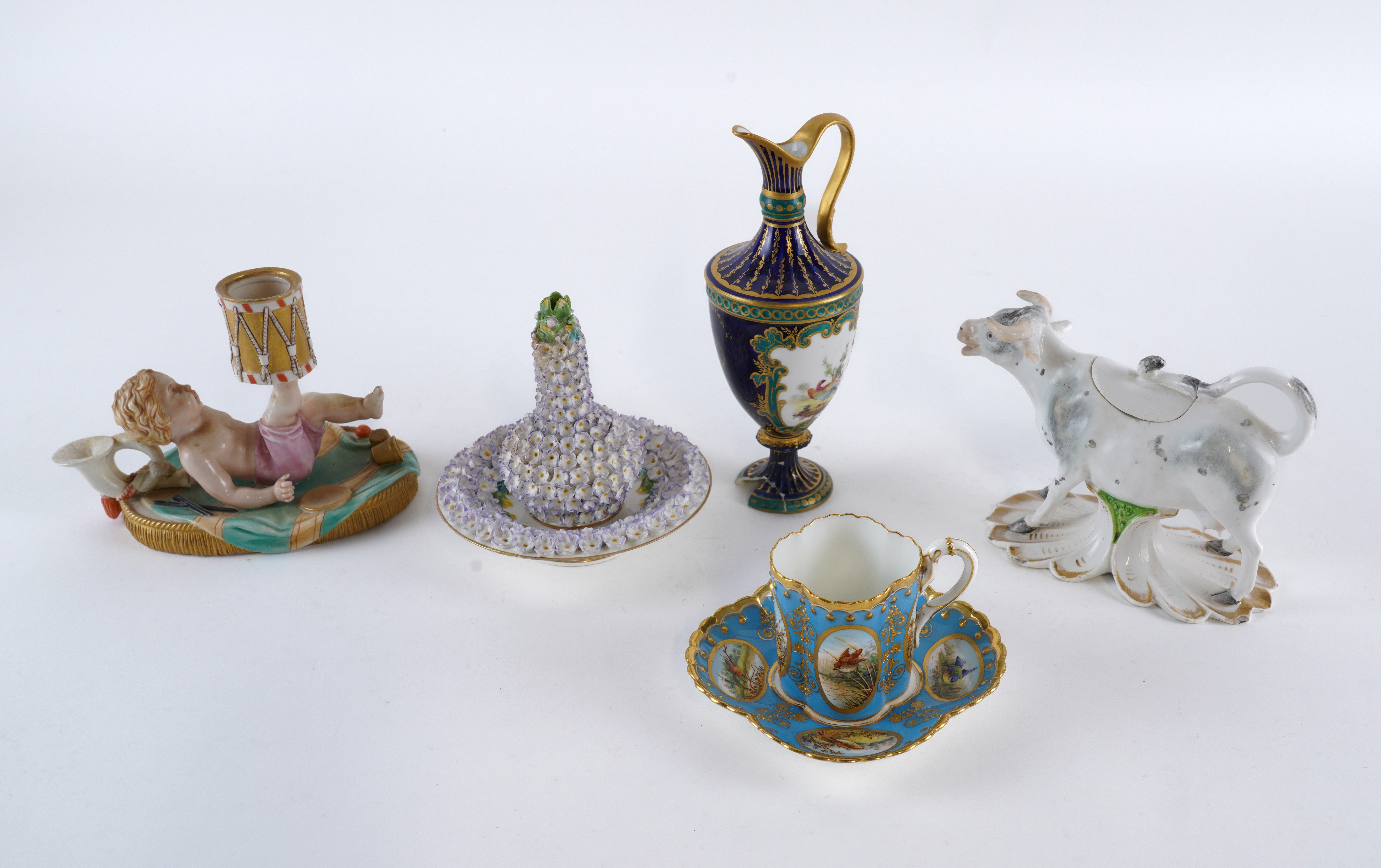 A GROUP OF ENGLISH PORCELAIN