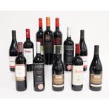TWELVE BOTTLES OF MIXED RED WINE INCLUDING RIBERA DUERO PROTOS, WINA POMAL AND OTHERS (12)
