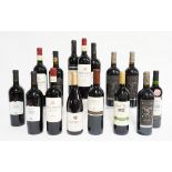 FIFTEEN BOTTLES OF MIXED RED WINE TO INCLUDE SANTENAY LES JUBLIERES 2014, VALDEMADERA FRAN...