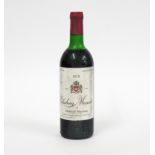 A BOTTLE OF CHATEAU MUSAR 1972