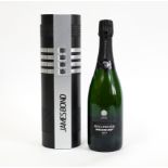 A BOTTLE OF SPECIAL EDITION JAMES BOND 007 50TH ANNIVERSARY BOLLINGER 2002 IN 'SILENCER'...