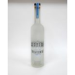 A SIX LITRE BOTTLE OF BELVEDERE VODKA