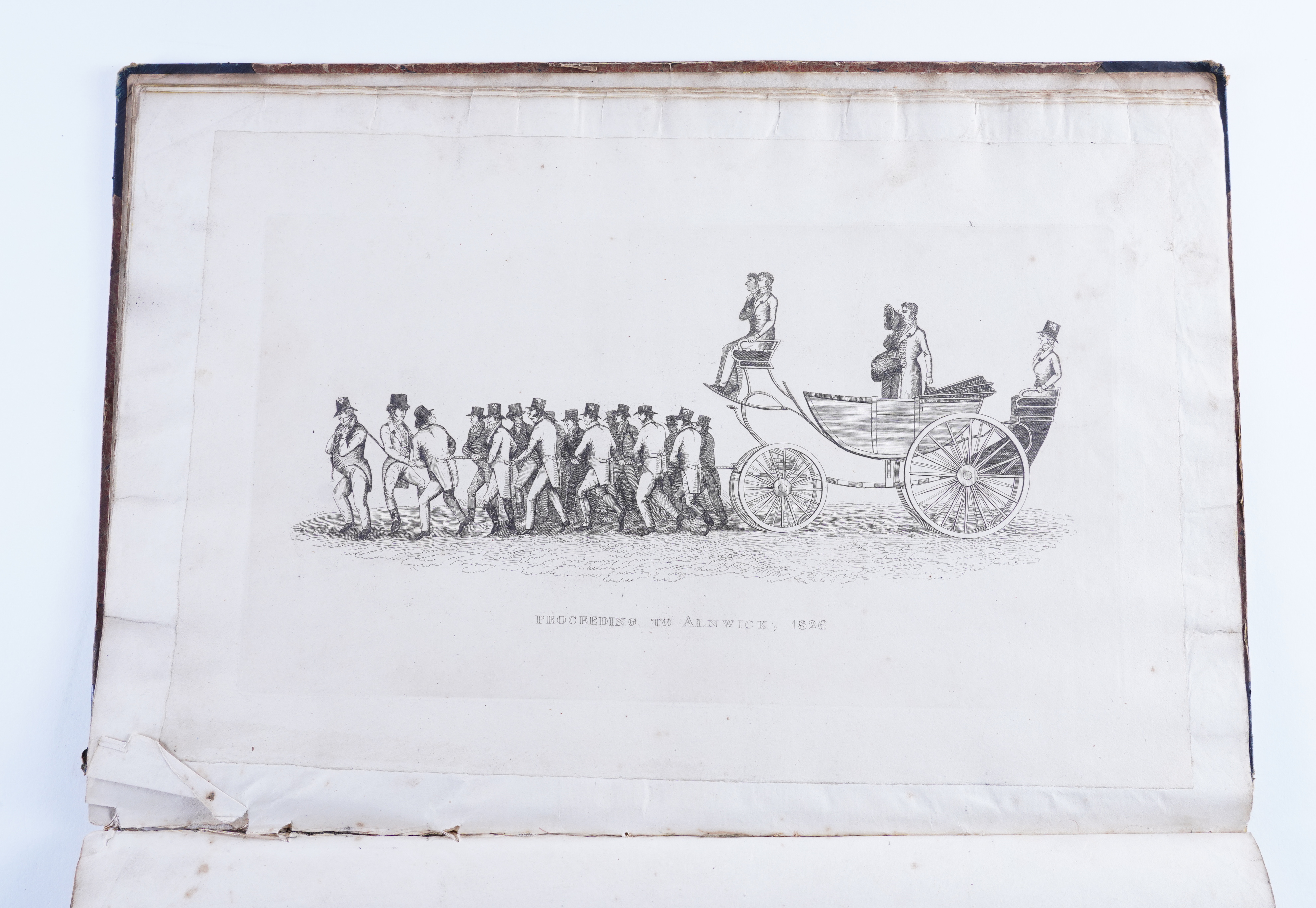 ALBUM, satirical, relating to the Northumberland Election of 1826, oblong 4to (290 x 455mm),... - Image 5 of 9