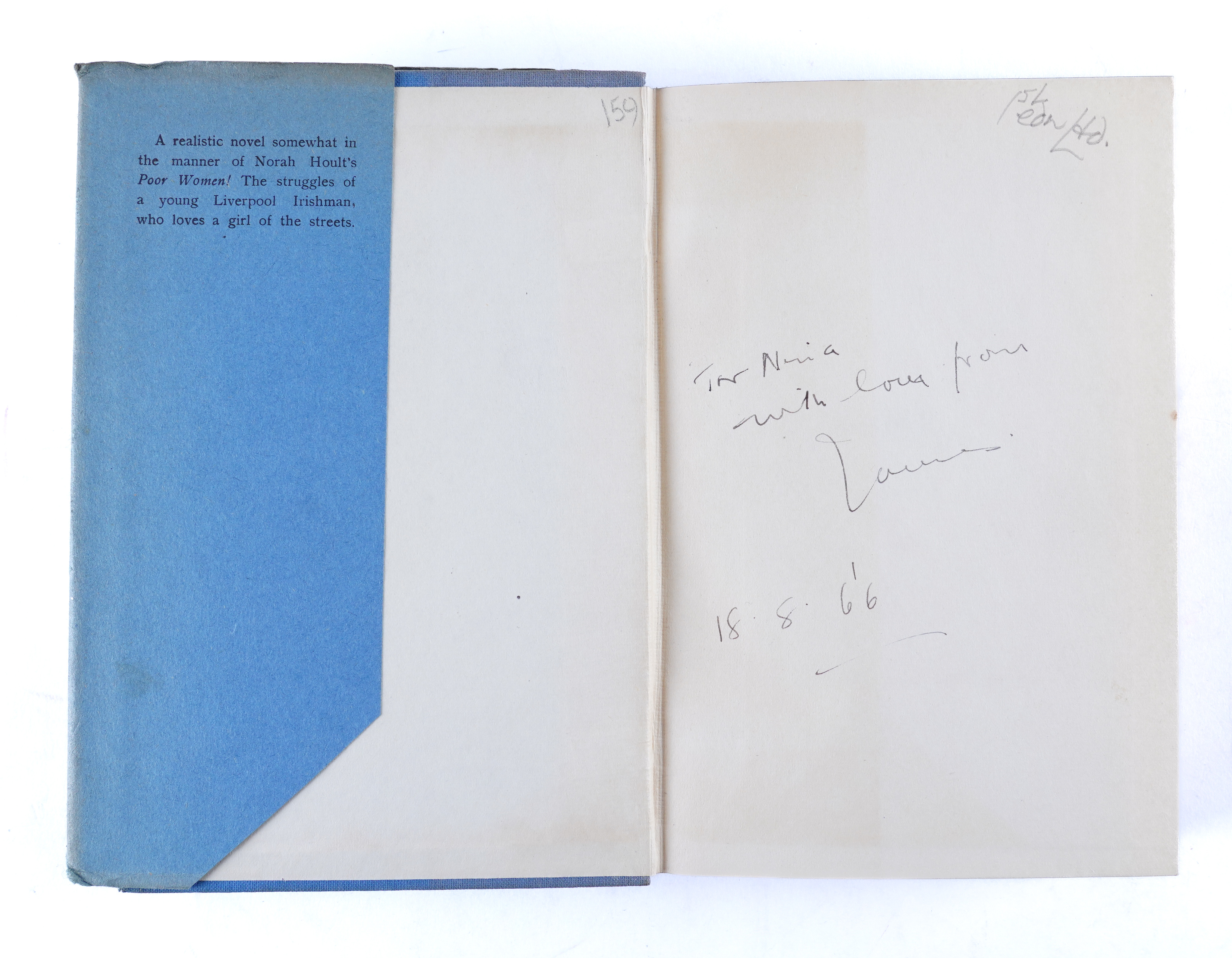 HANLEY, James (1897-1985). Drift. A Novel, London, 1930, 8vo, original blue cloth, dust-jacket... - Image 2 of 5