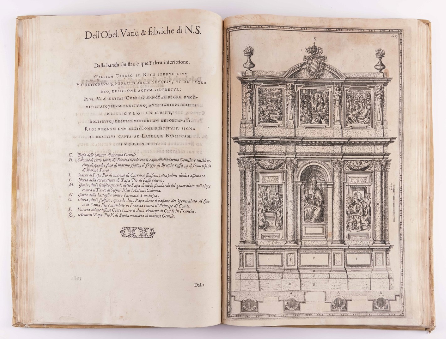 FONTANA, Domenico (1543-1607). Della Transportatione dell' Obelisco Vaticano, Rome, 1590,... - Image 8 of 18