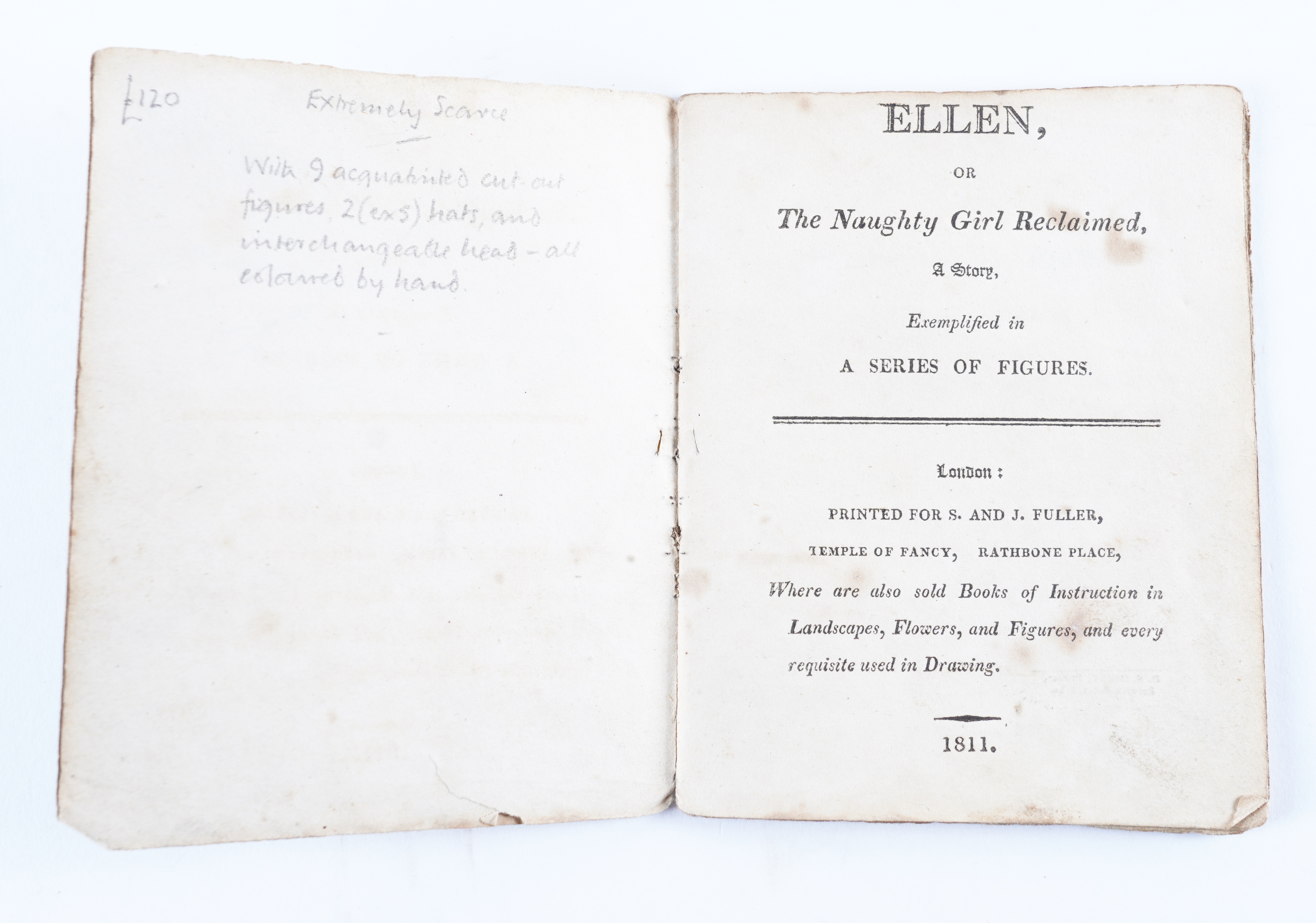 Ellen, or The Naughty Girl Reclaimed, A Story, Exemplified in a Series of Figures, London,... - Image 2 of 4