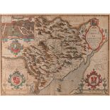 WALES - John SPEED (1551-1629). The Countye of Monmouth, [London], 1610 [but from the Latin...