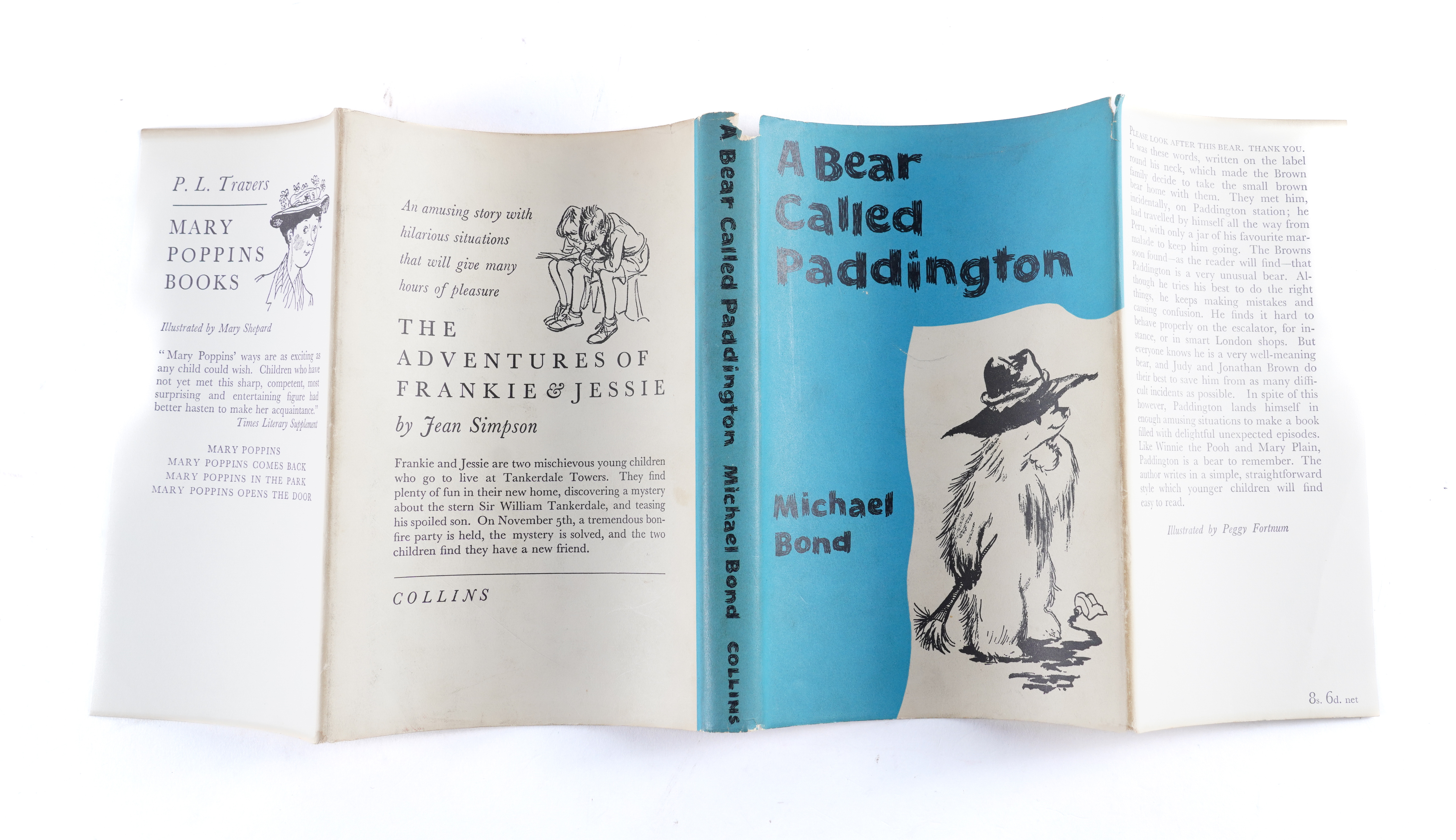 BOND, Michael (1926-2017). A Bear Called Paddington, London, 1958, 8vo, original pink cloth,... - Image 7 of 11