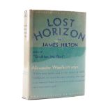 HILTON, James (1900-54). Lost Horizon, New York, 1933, 8vo, original cloth, with the second...