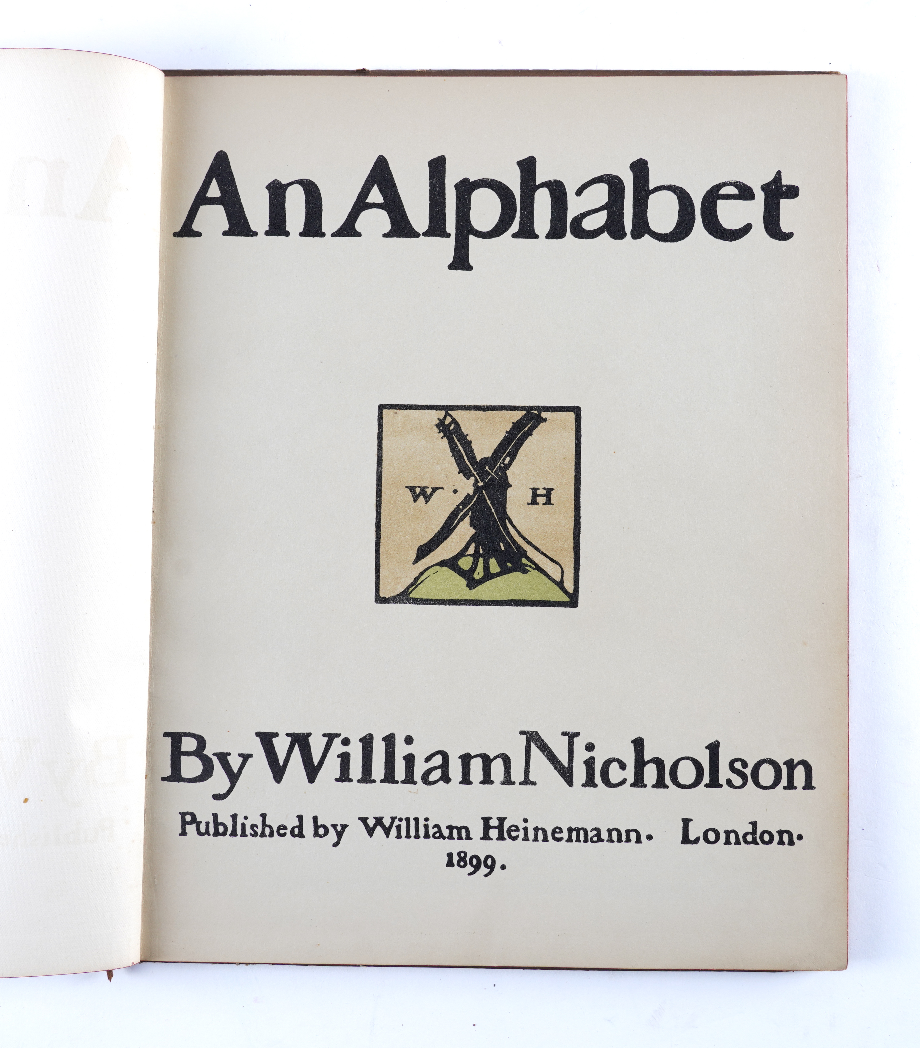 NICHOLSON, William (1872-1949, illustrator). An Alphabet, London, 1899, 4to, 26 coloured... - Image 2 of 5
