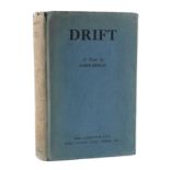 HANLEY, James (1897-1985). Drift. A Novel, London, 1930, 8vo, original blue cloth, dust-jacket...