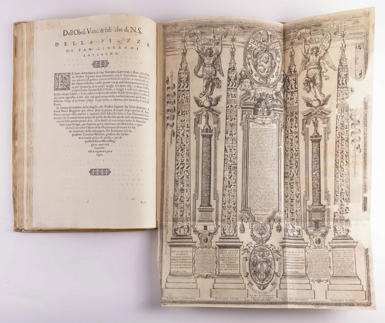 FONTANA, Domenico (1543-1607). Della Transportatione dell' Obelisco Vaticano, Rome, 1590,... - Image 11 of 18