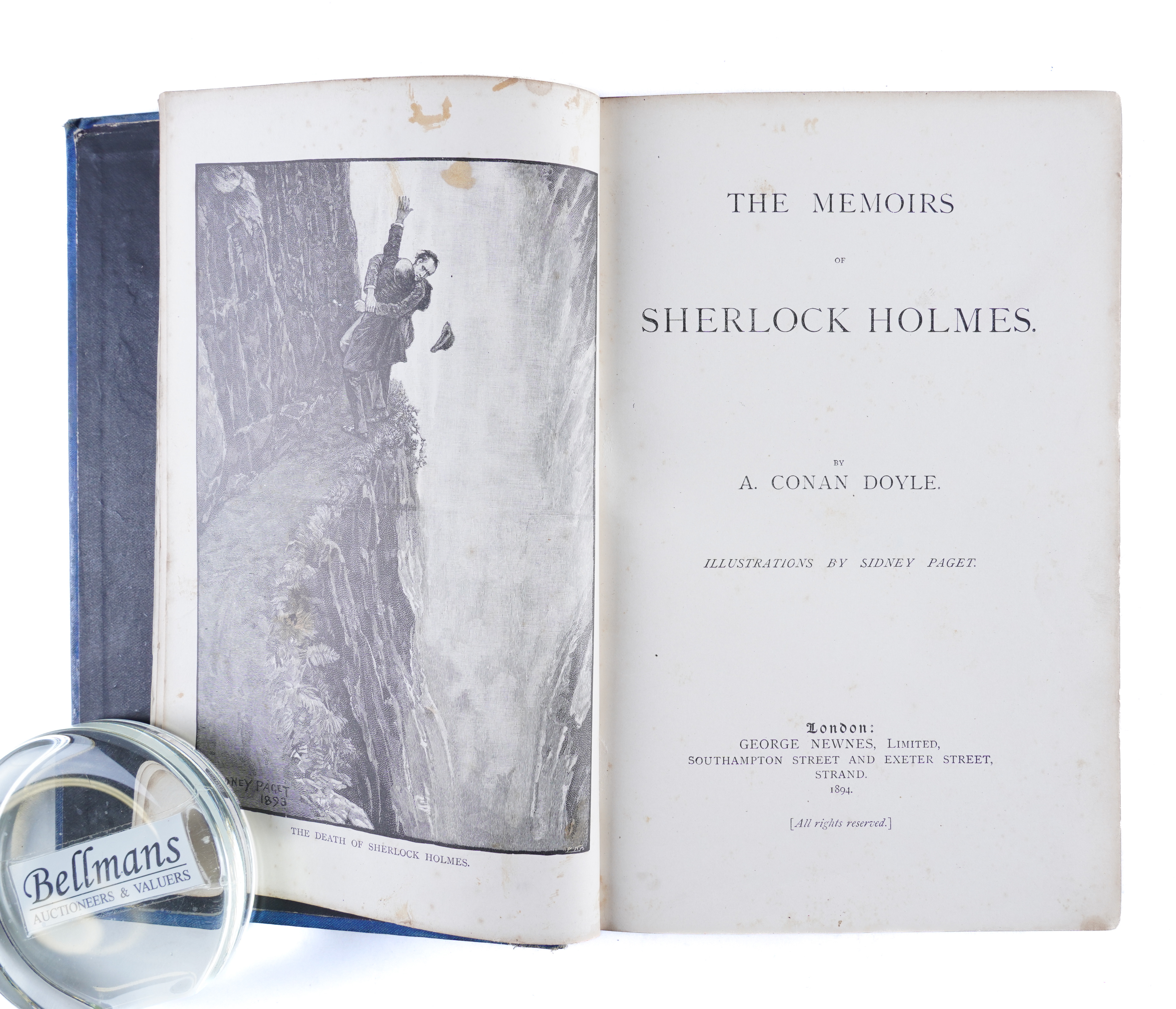 CONAN DOYLE, Arthur (1859-1930). Memoirs of Sherlock Holmes, London, 1894, large 8vo,... - Image 2 of 4