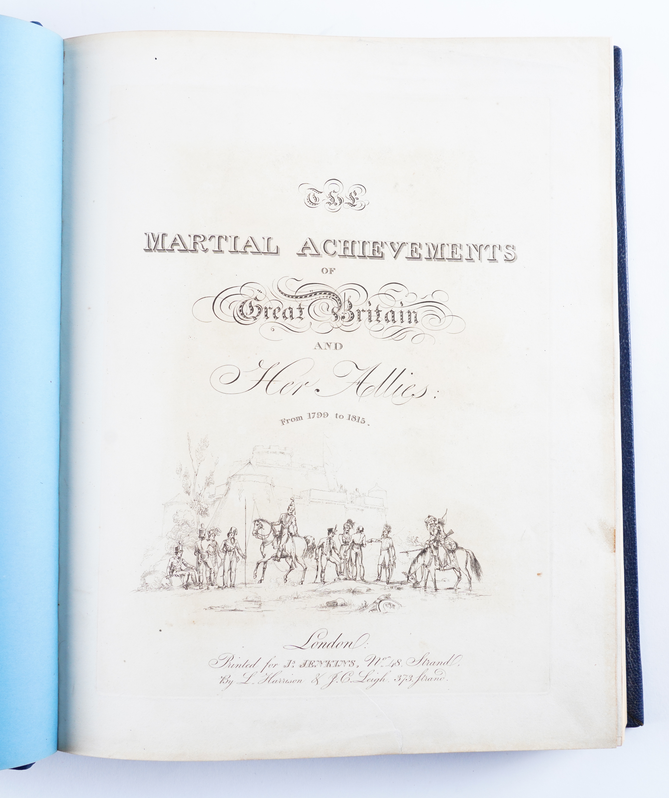 [JENKINS, James (fl. 1814-19, publisher)]. The Martial Achievements of Great Britain and Her... - Image 2 of 7