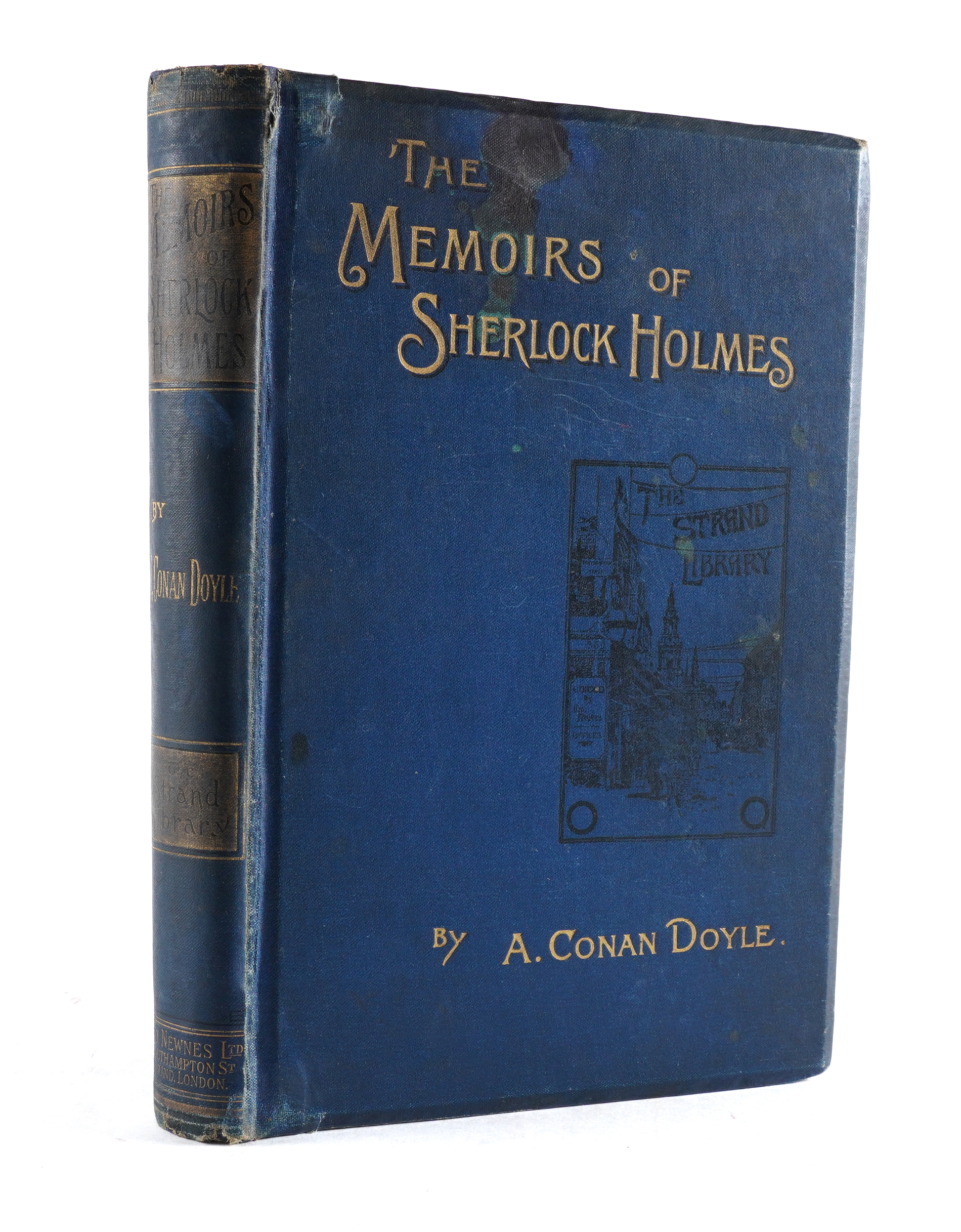 CONAN DOYLE, Arthur (1859-1930). Memoirs of Sherlock Holmes, London, 1894, large 8vo,...