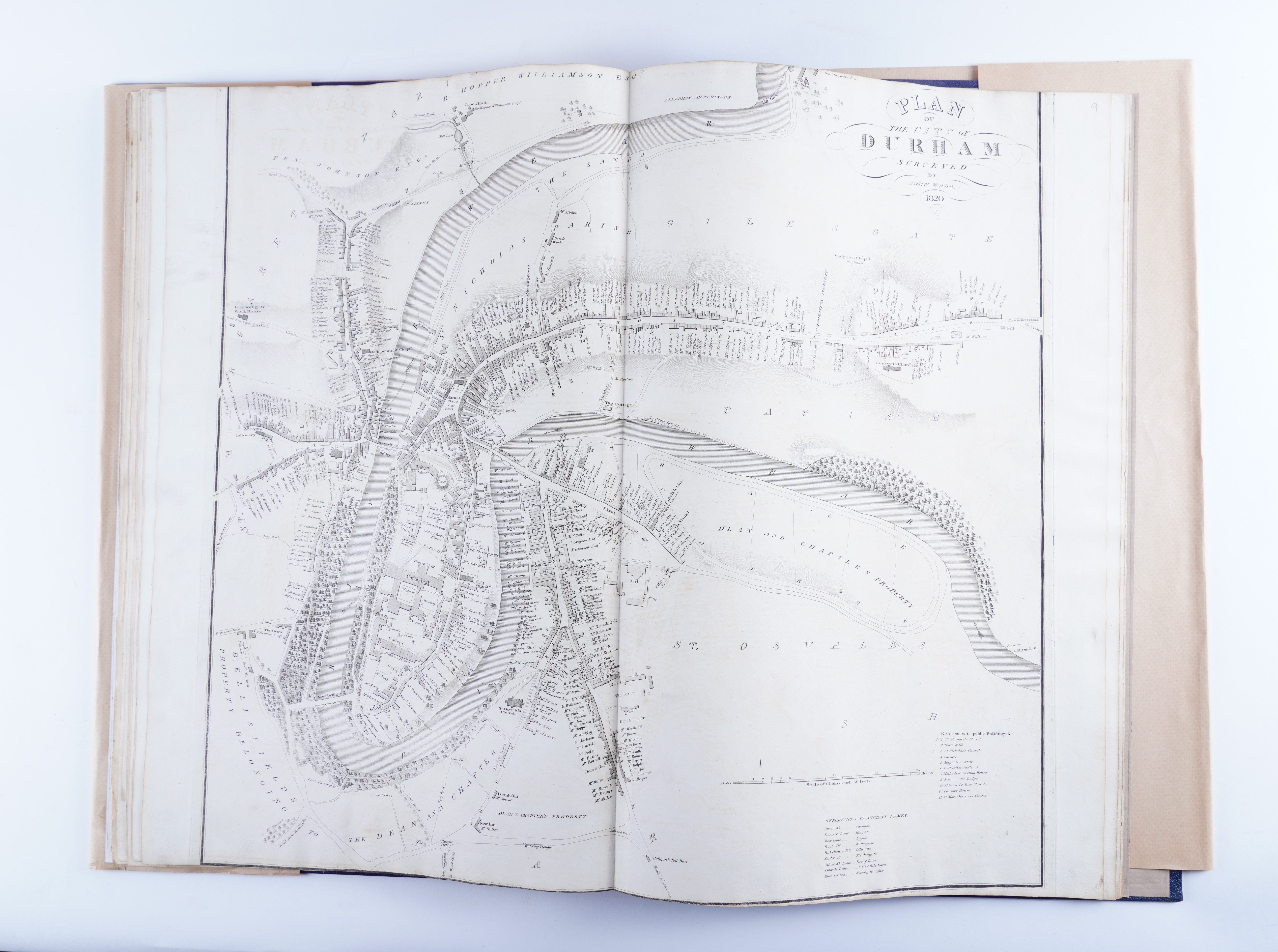 WOOD, John (d.1847, cartographer). "Town Atlas of Northumberland and Durham." [Title on... - Image 3 of 4