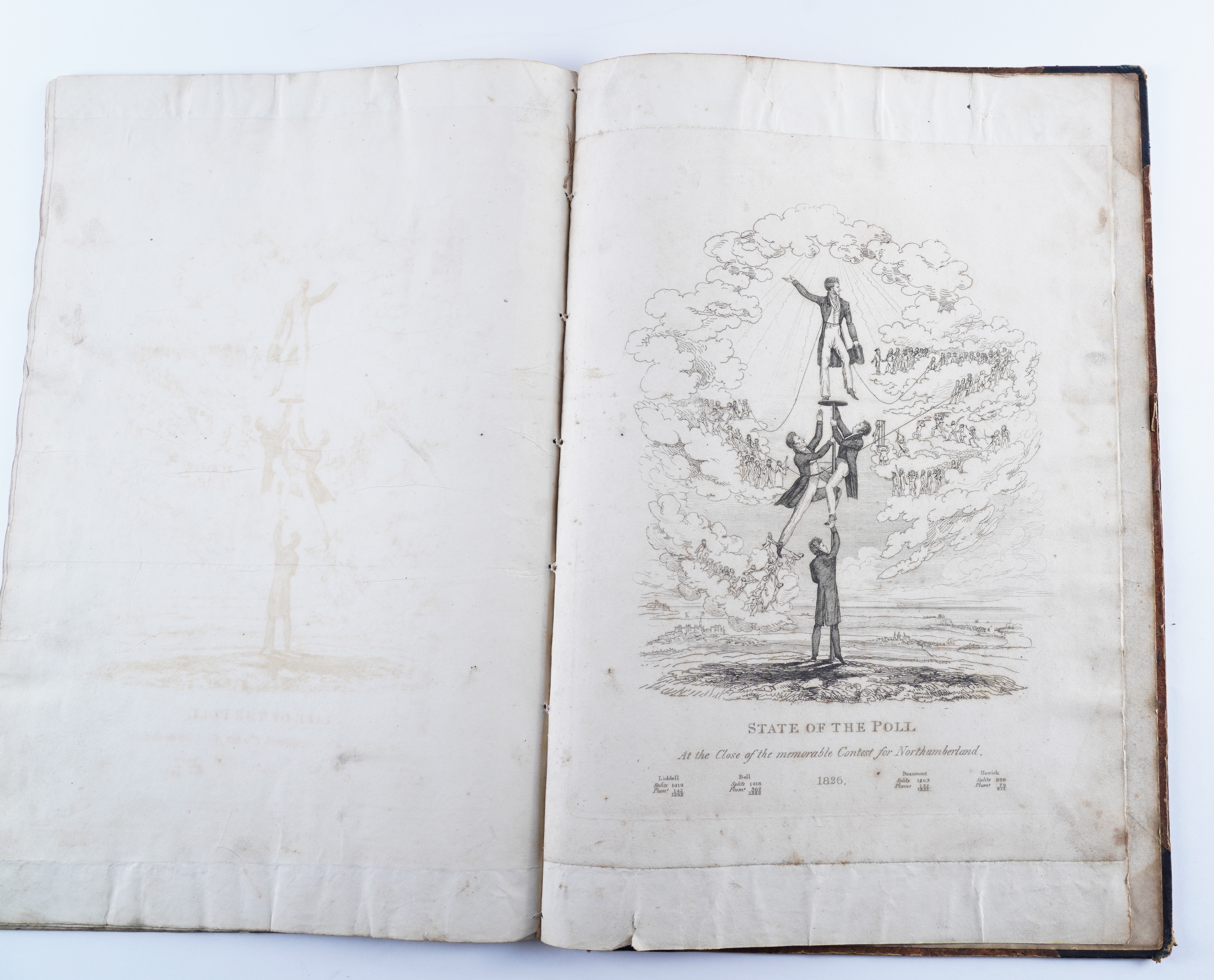 ALBUM, satirical, relating to the Northumberland Election of 1826, oblong 4to (290 x 455mm),... - Image 9 of 9