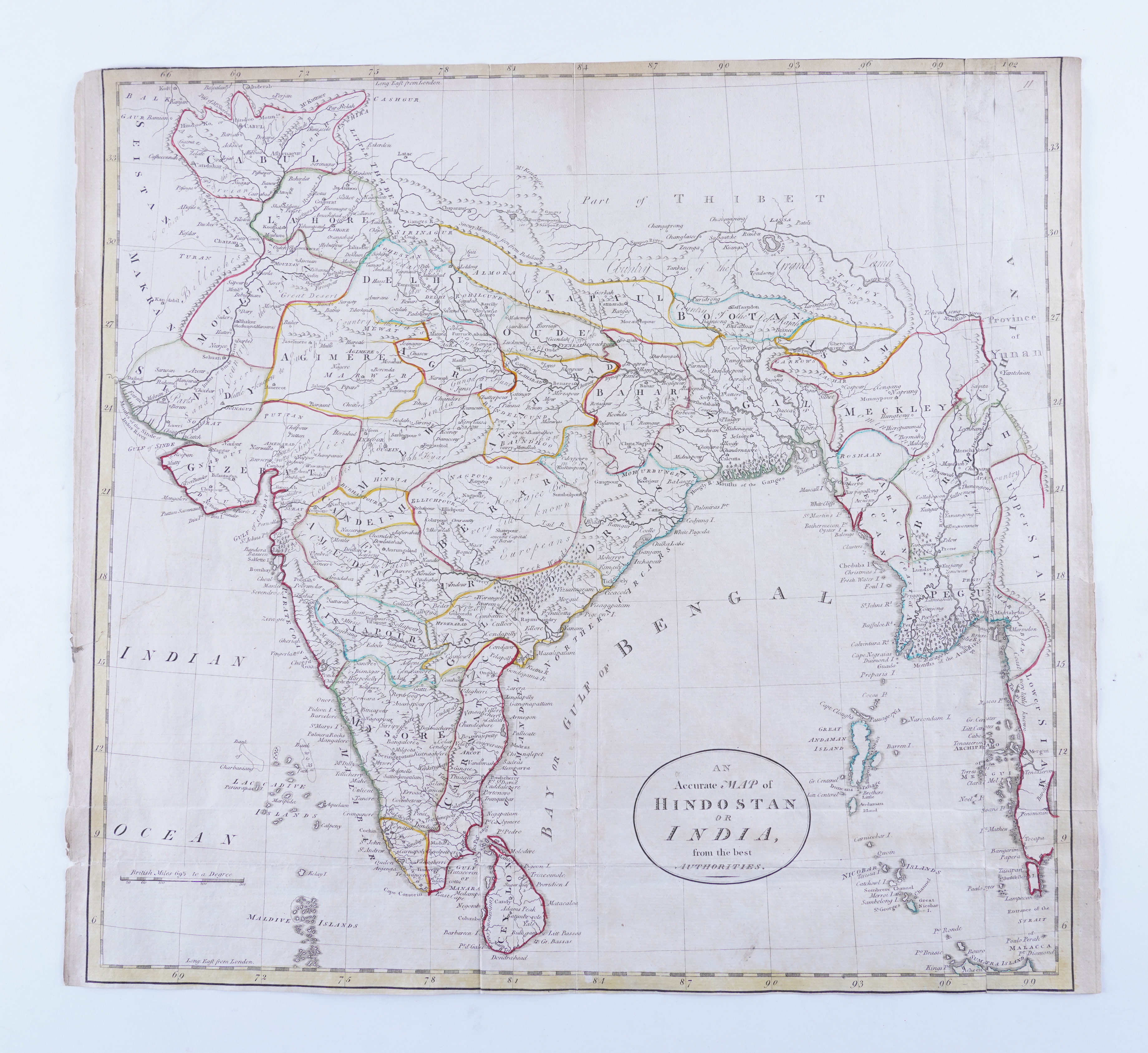 ALLEN, W. H. and Co. (publisher). Map of the Overland Routes between England & India, [London]... - Image 4 of 4