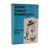 BOND, Michael (1926-2017). A Bear Called Paddington, London, 1958, 8vo, original pink cloth,...