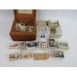 A collection of 1930s and 40s cigarette cards from Wills, Churchman, Senior Service, Ogden's and