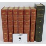 Six volumes of R. S. Surtess hunting related books including Handley Cross, Mr Sponge's Sporting