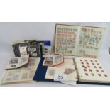 A collection of British, Colonial and world stamps and First Day covers including tupenny blues,