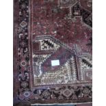 A superb Heriz carpet, a great size Heriz carpet with good even colour and in good condition