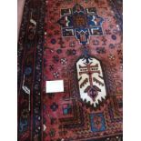 A Persian Tabriz runner. A good clean rug in good condition and even colour. 3.83m x .98m