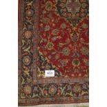 A Kashan rug. 230 x 140. Condition report: In very good condition.