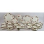 A 47 piece Minton's tea set and part dinner set in ancestral pattern. (47). Condition report: No