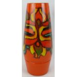A large 1970s Poole Pottery Delphis Ware vase, signed to base. Height 41.5cm. Condition report: