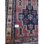 A fine Qashqai Kelim, mid 20th Century, 3.65 x 1.65. Condition report: Overall condition is good and